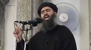 Il capo di Isis Abu Bakr al - Baghadi