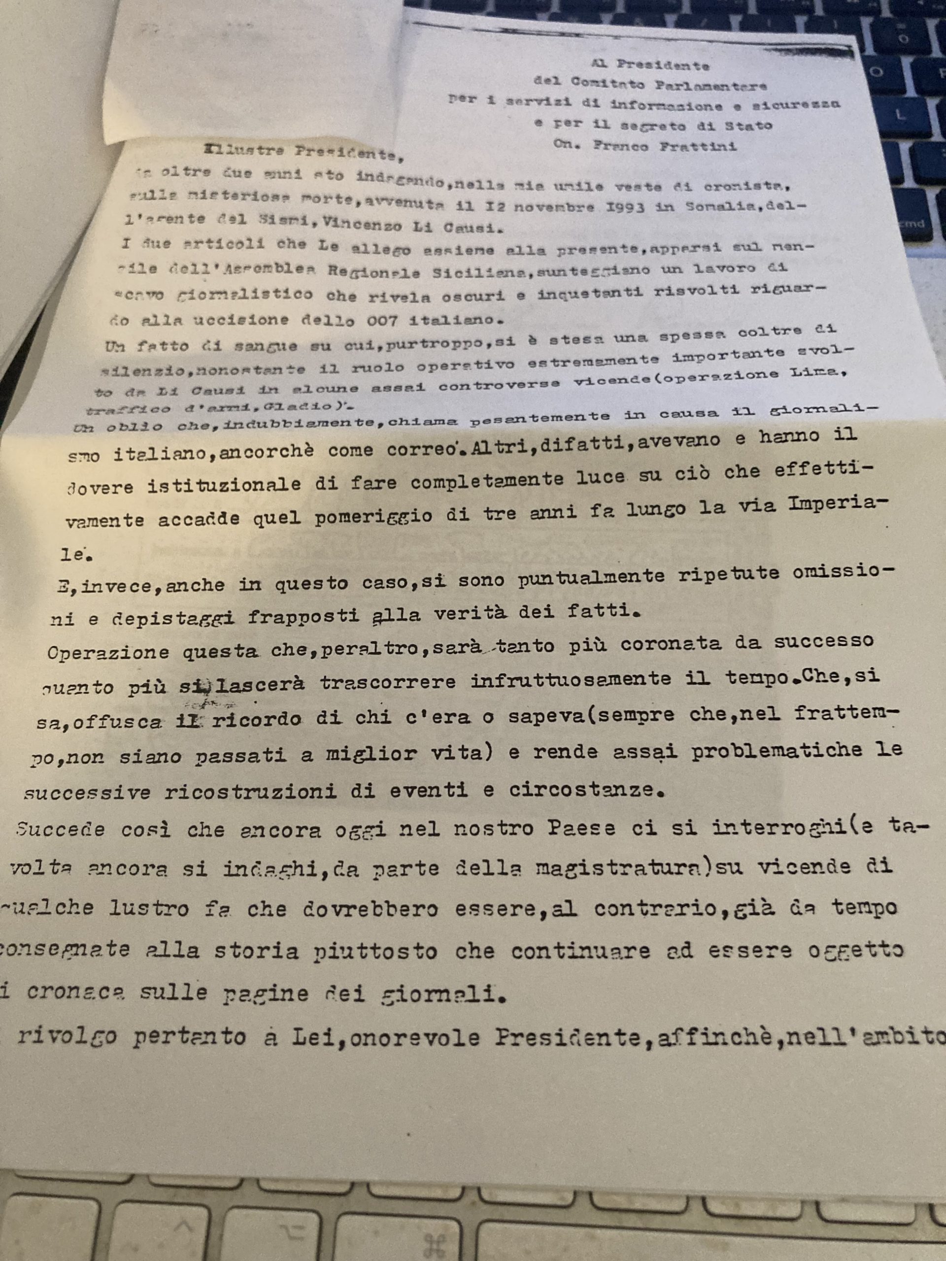 Li Causi Lettera cronista 1 Frattini 26 06 2022