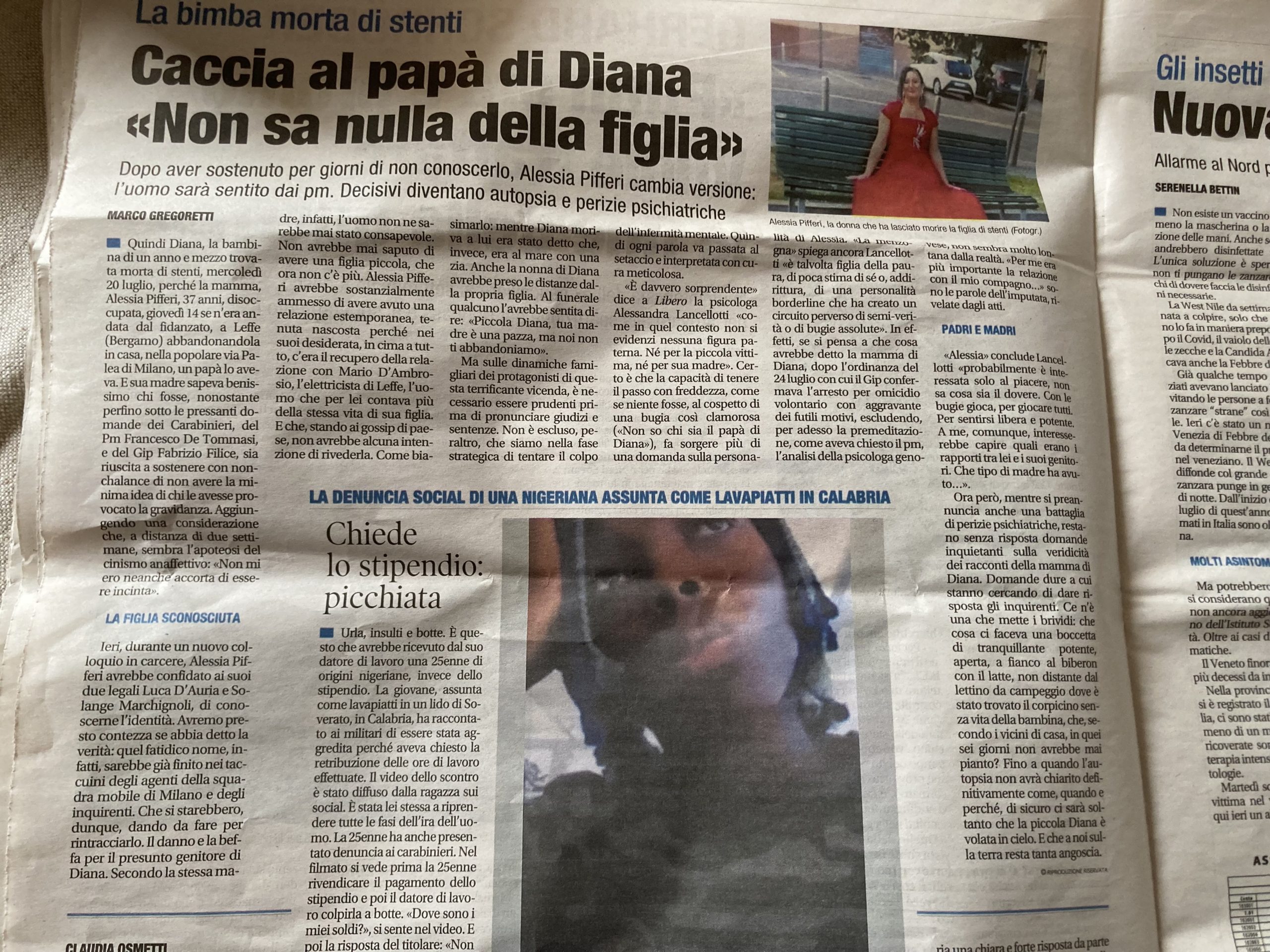 Il papà di Diana. L’articolo che ho scritto per LIbero di giovedì 4 agosto 2022 2