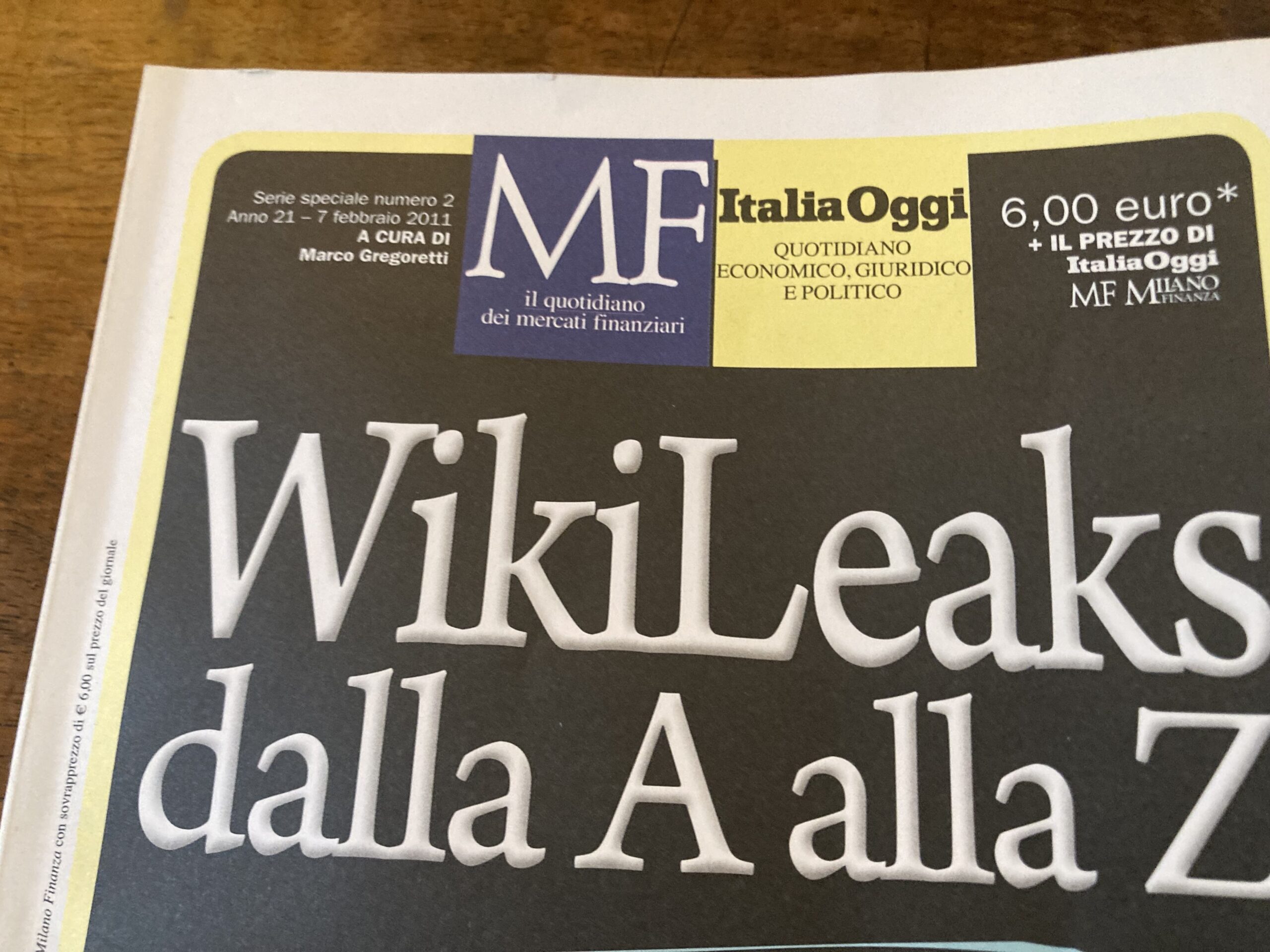 Berlusconi-Wikileaks-Russia 6Giovedì 23 marzo