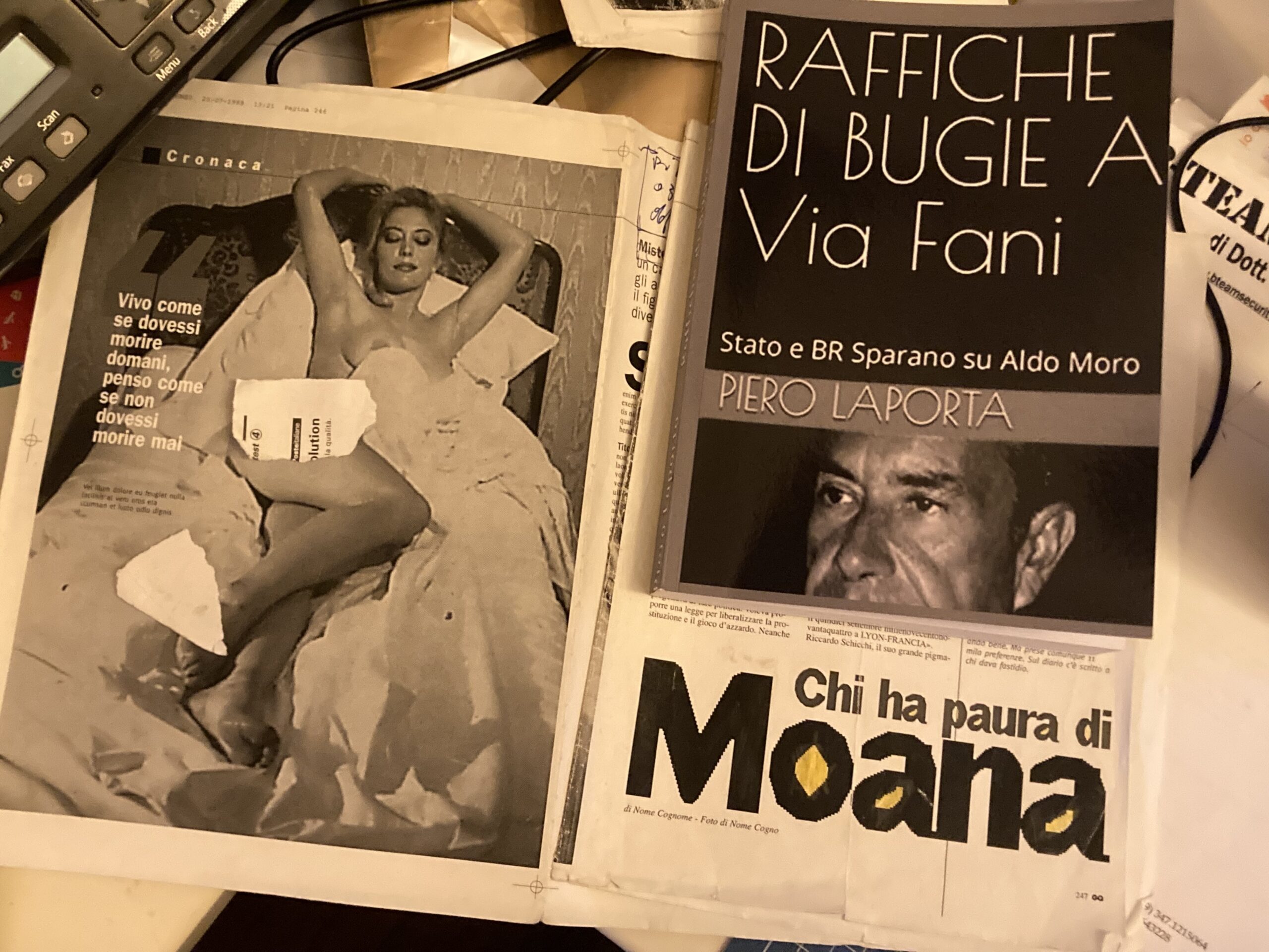 Intrighi e misteri. Moana Pozzi e Aldo Moro. Mercoledì 29 marzo 2023
